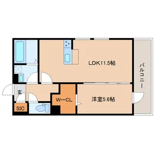 フィルモアシティ【2階】の間取り