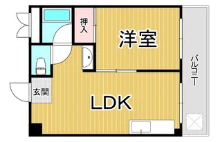 武庫之荘パークビレッジ【4階】の間取り