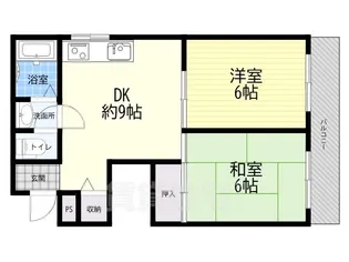 ミレ桜塚【3階】の間取り