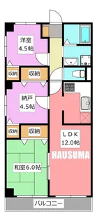 成加パラシオン【4階】の間取り