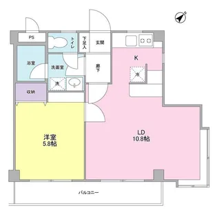 リベルテ【3階】の間取り