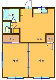 ロマーノビル【6階】の間取り