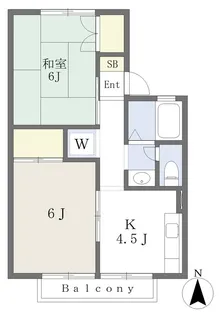 ファミールC【2階】の間取り