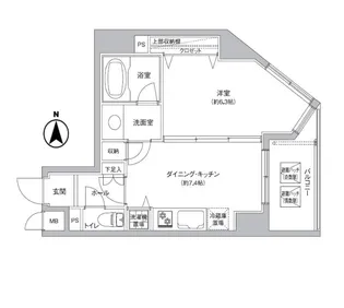 ザ・プレミアムスイート高田馬場【10階】の間取り