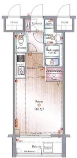 グラビスコート広島駅前通り【5階】の間取り