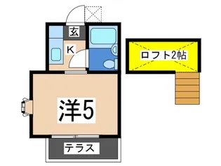 コーポコジマ【1階】の間取り