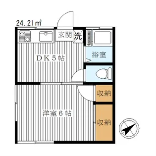 桜ハイツ【2階】の間取り