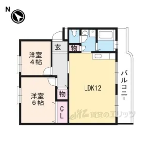 エクセルハイツ【1階】の間取り