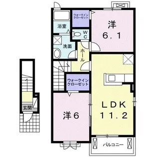 ドミールシャルマンIII【2階】の間取り