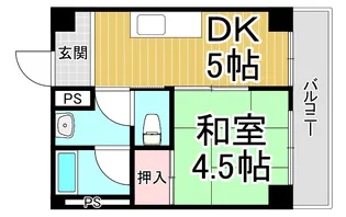 エメラルド立花2【3階】の間取り