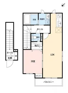 ミサオール【2階】の間取り