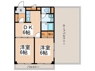 ヒルトップ鷺沼【2階】の間取り