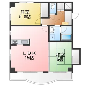 グランドゥール【3階】の間取り