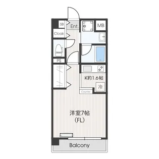 コートアベニュー【4階】の間取り