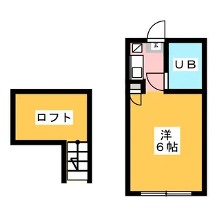 ベルグハイル池田【1階】の間取り