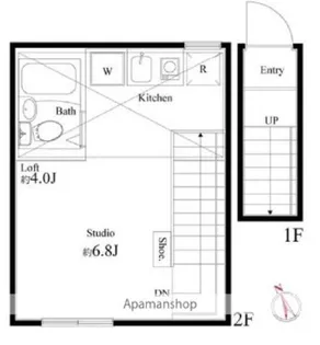 向島PEACE-CUBE【2階】の間取り