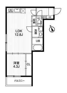 モアリッシェル代官山青葉台【2階】の間取り