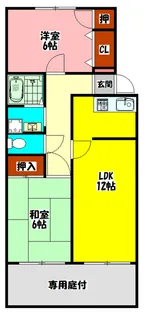 泉美ハイツ【1階】の間取り