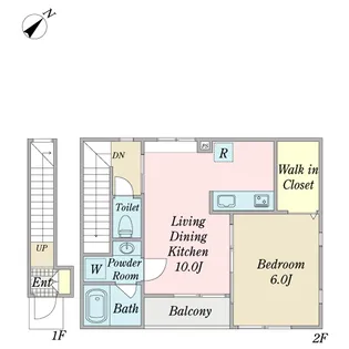 La Girouette【2階】の間取り