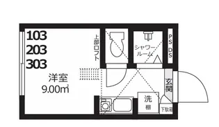 Nano上落合【1階】の間取り