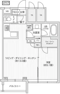 レジディア笹塚II 0213号室 2階【2階】の間取り