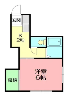クロノス秦野【2階】の間取り