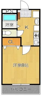 ヴァンテアン4【2階】の間取り