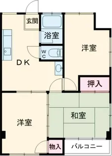 ファミーユ落合【3階】の間取り