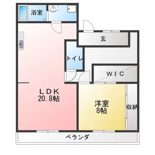 マンションオオノ【4階】の間取り
