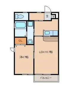 ライトハウス【2階】の間取り