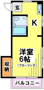 メゾントコナミ【3階】の間取り