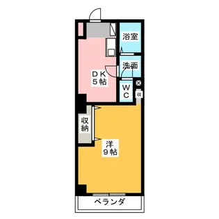 ゴールドサークル尾張町【4階】の間取り