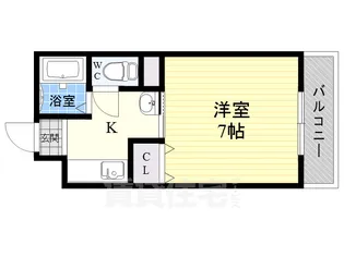 ハイツ松原【3階】の間取り
