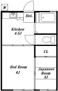 清和ハイツ【2階】の間取り