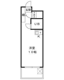 アビターレ綱島【1階】の間取り