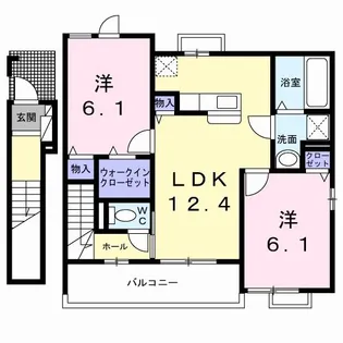 ベルク蓼科【2階】の間取り