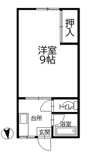 ハピネス【2階】の間取り