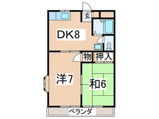 ブル-ビ-チ大船【3階】の間取り