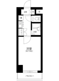 エクセリア文京池之端【1階】の間取り