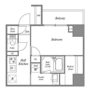 ACP Residence 亀戸【5階】の間取り