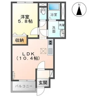 クローバー(おゆみ野)【1階】の間取り