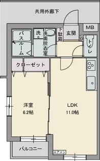 ソブリンハウス【3階】の間取り