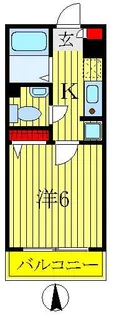 カーサエスペランサ【2階】の間取り