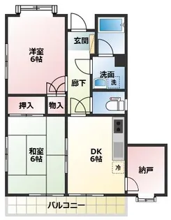 コートヒルズ上大岡台【8階】の間取り