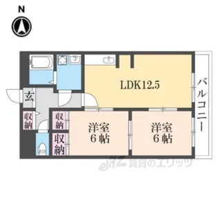 グランドハイツ森川【2階】の間取り