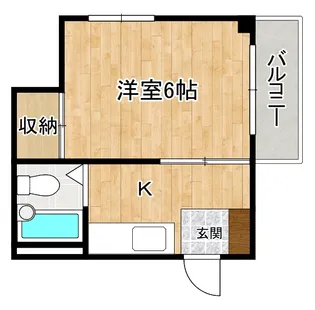 HAYASHIマンション【2階】の間取り