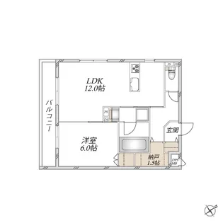 シルトクレーテ【3階】の間取り