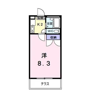 サンライズ ヴィラ【1階】の間取り
