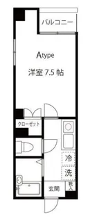 ブリヂネル堀留【5階】の間取り