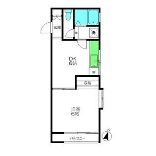 美静ハイム【3階】の間取り